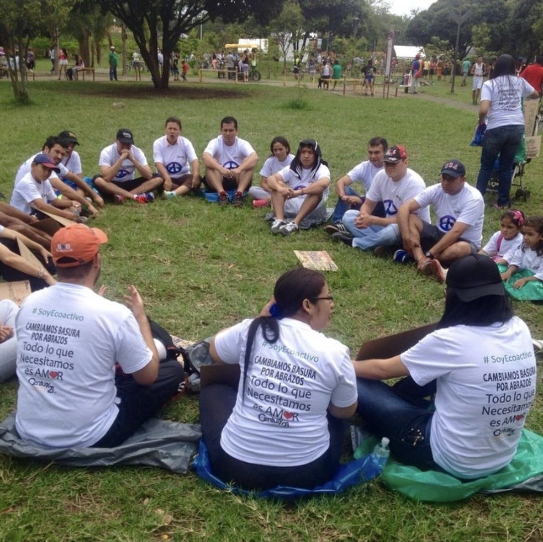 Respiración y meditación en grupo